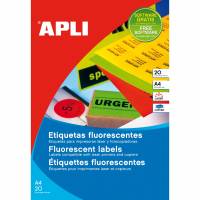 Apli etiketter 210x297mm orange