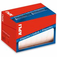 Apli etiket 53x100mm hvid 300stk