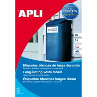 Apli 99,1 x 38,1 mm etiketter hvid