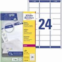 Avery L7159-100 etiket 63,5x33,9mm hvid