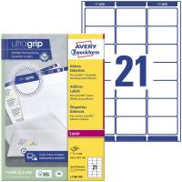 Avery L7160-100 etiket 63,5x38,1mm hvid