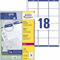 Avery L7161-100 etiket 63,5x46,6mm hvid