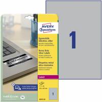 Avery L6013-20 etiket 210x297mm s&oslash;lv
