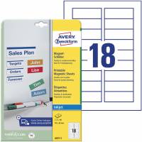 Avery J8871-5 magnetetiketter 78x28mm