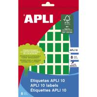 Apli etiketter 12x18mm gr&oslash;n 448stk