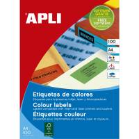 Apli etiketter 70x37mm bl&aring;