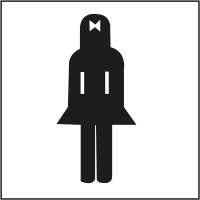 Apli D-sign klisterm&aelig;rke damer 114x114 mm