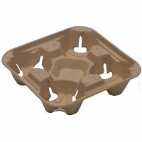 Kopholder bakke t/4 b&aelig;gre natur 65 stk