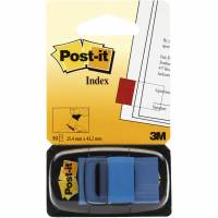 Post-it indexfaner 25x43mm bl&aring;