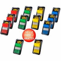 Post-it indexfaner 25x43mm 12 stk