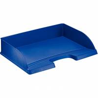 Leitz Plus tv&aelig;rvendt brevbakke i standard st&oslash;rrelse i farven bl&aring;