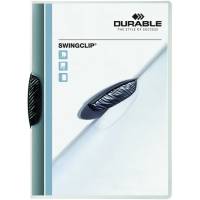 Durable SWINGCLIP klemmappe A4 30 ark sort