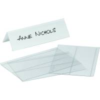 Durable bordskilteholder 61x210mm klar 10stk