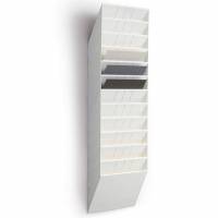 Durable FLEXIBOXX bakkesystem m/12 fag A4 tv&aelig;rformat hvid