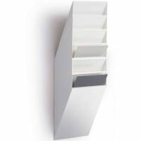 Durable FLEXIBOXX bakkesystem m/6 fag A4 h&oslash;jformat hvid