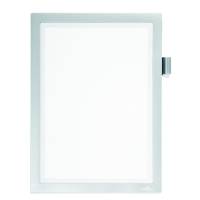 Durable Duraframe Note magnetramme A4 s&oslash;lv