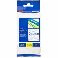 Brother TZE tape 36mm bl&aring;/hvid