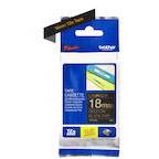 Brother TZE tape 18mm guld/sort