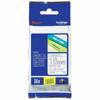 Brother TZE tape 18mm hvid/klar