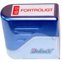 Deskmate KS-12 &rdquo;FORTROLIGT&rdquo; stempel