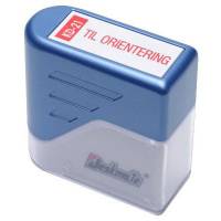Deskmate KS-21 &rdquo;TIL ORIENTERING&rdquo; stempel
