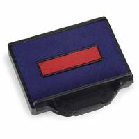 Trodat farvepude 6/50 r&oslash;d/bl&aring; 2stk