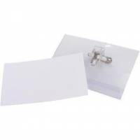 Kongresm&aelig;rker 60x90mm m/n&aring;l, klemme og indstik 50 stk