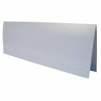 BNT bordskilt 250x80mm hvid/klar 10stk