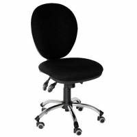 Kontorstol Marseille sort/krom