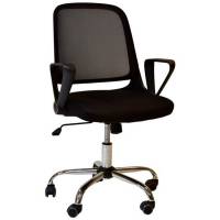 Kontorstol Monaco sort/krom