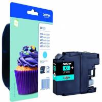 Brother LC123C Cyan Bl&aelig;kpatron, 600 sider