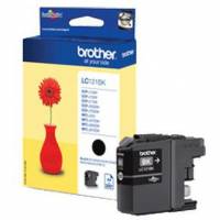 Brother LC-121BK Sort Bl&aelig;kpatron, 300 sider