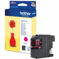 Brother LC-121M Magenta Bl&aelig;kpatron, 300 sider