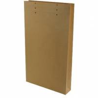 Propac 11820 pr&oslash;vepose 230x400x50mm brun 250stk