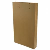 Propac 11824 pr&oslash;vepose 250x425x50mm brun 250stk