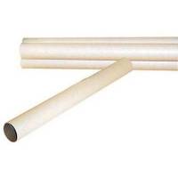 Papr&oslash;r &Oslash;100mm 745mm uden l&aring;g hvid