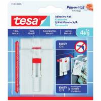 Tesa justerbare flise-kl&aelig;bes&oslash;m 4kg hvid 2stk