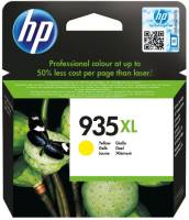 HP 935XL C2P26AE Gul Bl&aelig;kpatron, 825 sider
