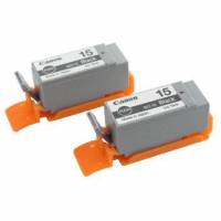 Canon BCI-15BK 8190A002 Sort Bl&aelig;kpatron, 2 x 175 sider