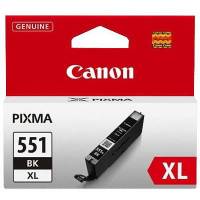Canon CLI-551BKXL 6443B001 Sort Bl&aelig;kpatron, 1.130 sider