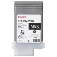 Canon PFI-102MBK 0894B001AA Mat Sort Bl&aelig;kpatron, 130 ml