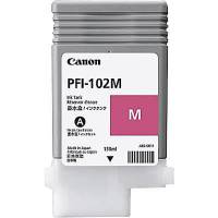 Canon PFI-102M 0897B001AA Magenta Bl&aelig;kpatron, 130 ml