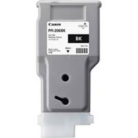 Canon PFI-206BK 5303B001AA Sort Bl&aelig;kpatron, 300ml