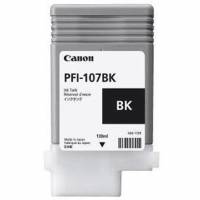 Canon PFI-107BK 6705B001AA Sort Bl&aelig;kpatron, 130 ml