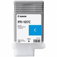 Canon PFI-107C 6706B001AA Cyan Bl&aelig;kpatron, 130 ml