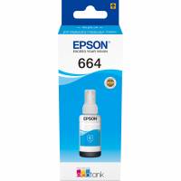 Epson T6642 C13T664240 Cyan Bl&aelig;kpatron, 6.500 sider