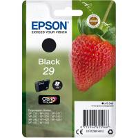 Epson 29 C13T29814012 Sort Bl&aelig;kpatron, 175 sider