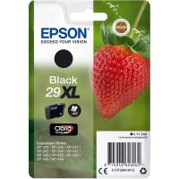 Epson 29XL C13T29914010 Sort Bl&aelig;kpatron, 470 sider