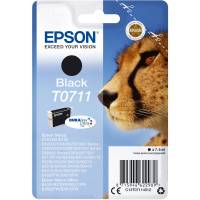 Epson T0711 C13T07114012 Sort Bl&aelig;kpatron, 250 sider