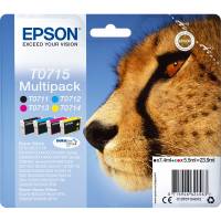 Epson T0715 C13T07154010 Sampakke Bl&aelig;kpatron
